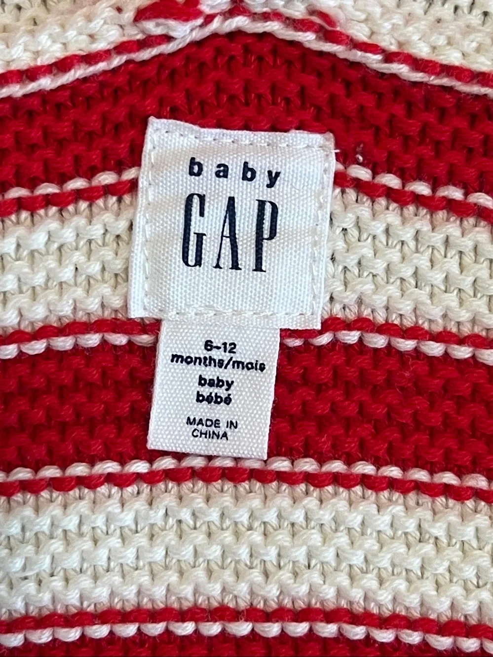 Baby Gap American Flag Sweater 6-12 Months